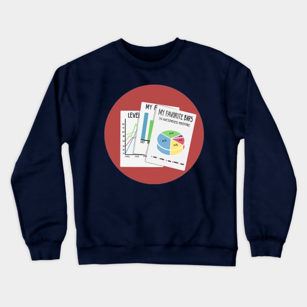 HIMYM MOMENTS | MARSHALL CHARTS Crewneck Sweatshirt by ulricartistic